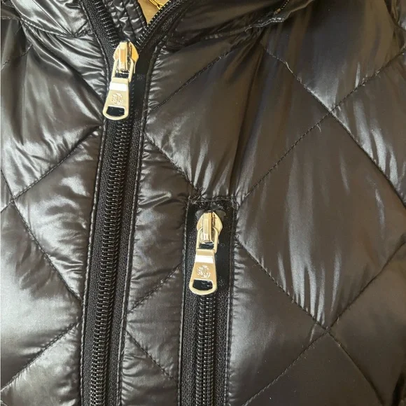Ralph Lauren Black Quilted Puffer Jacket - Picture 2 of 5